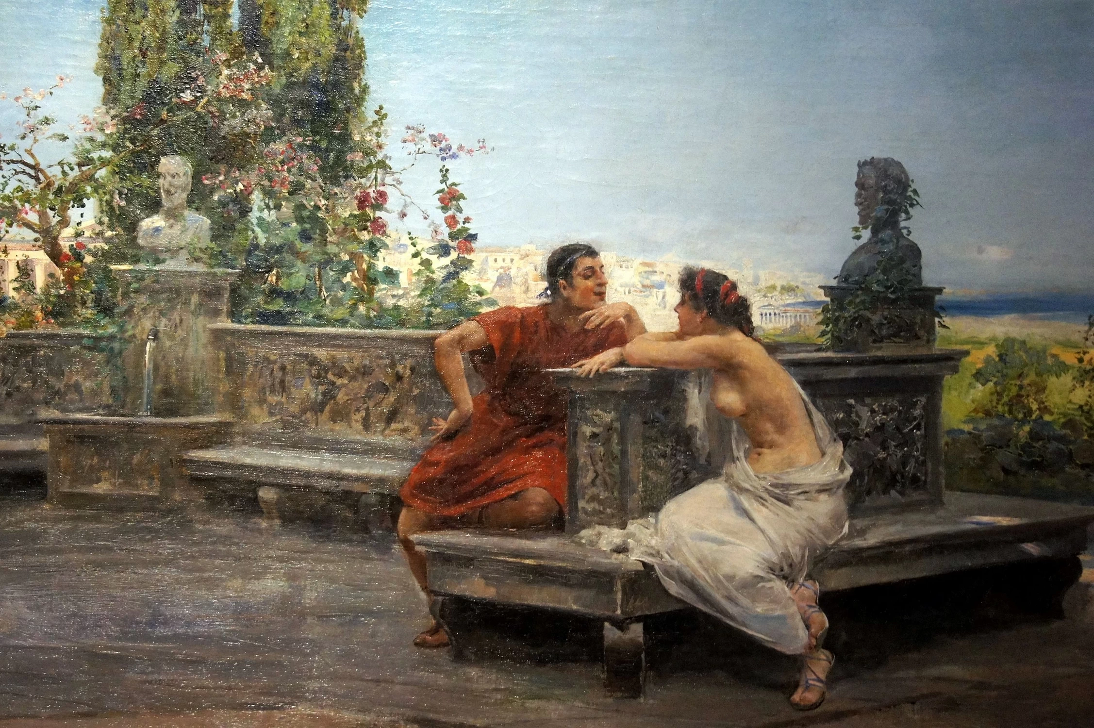Ulpiano Checa - Amanti a Pompei